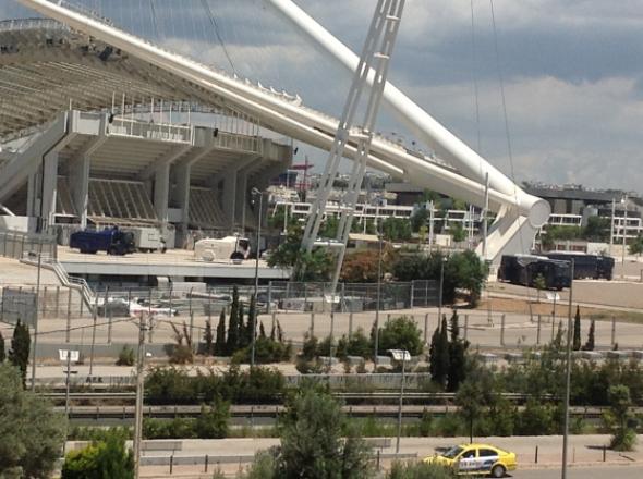 Η ΕΛ.ΑΣ έκανε «άσκηση» με τις αύρες στο ΟΑΚΑ!!!