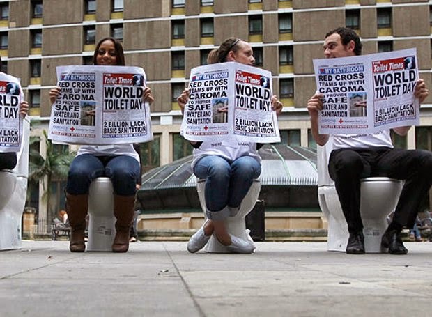 Ραντεβού στην τουαλέτα... μια υγιεινή στιγμή!!!