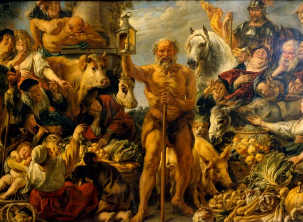 Ο Διογένης και το κρασί…