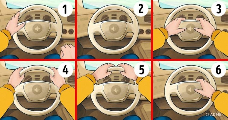 Ο τρόπος που κρατάμε το τιμόνι δηλώνει πολλά για την προσωπικότητα μας!!!