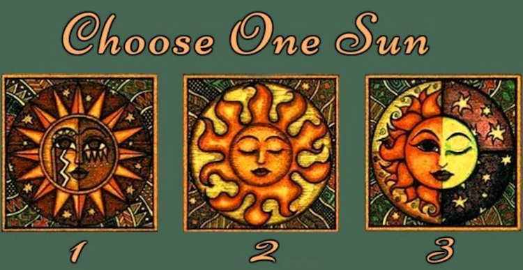 Διαλέξτε έναν ήλιο και λάβετε ένα μήνυμα σοφίας για το κοντινό μέλλον…