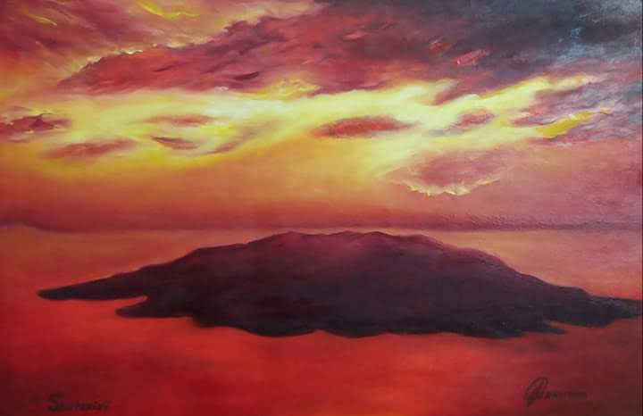 Yurka Raycheva Santorini 30x45cm Λάδια raycheva1961gmail com