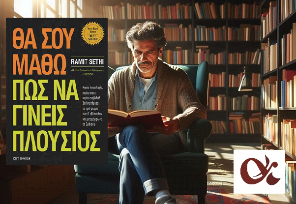 «Θα σου μάθω πώς να γίνεις πλούσιος» του Ramit Sethi, στην προθήκη της αυλής μας