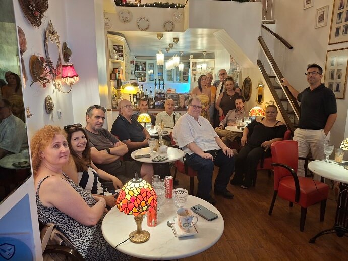 Δημιουργική συνάντηση μελών της Λέσχης Τέχνης και Πολιτισμού της Ε.Σ.Ε.