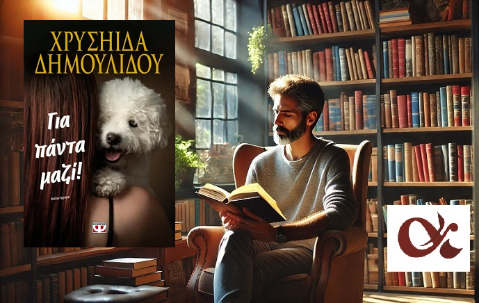 «Για πάντα μαζί!» της Χρυσηίδας Δημουλίδου, στην προθήκη της αυλής μας